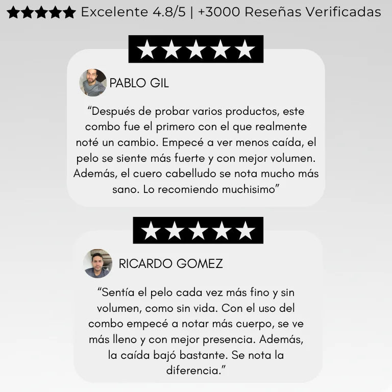 2x1 PROMO | COMBO ANTI CAÍDA DE CABELLO: SHAMPOO + LOCIÓN