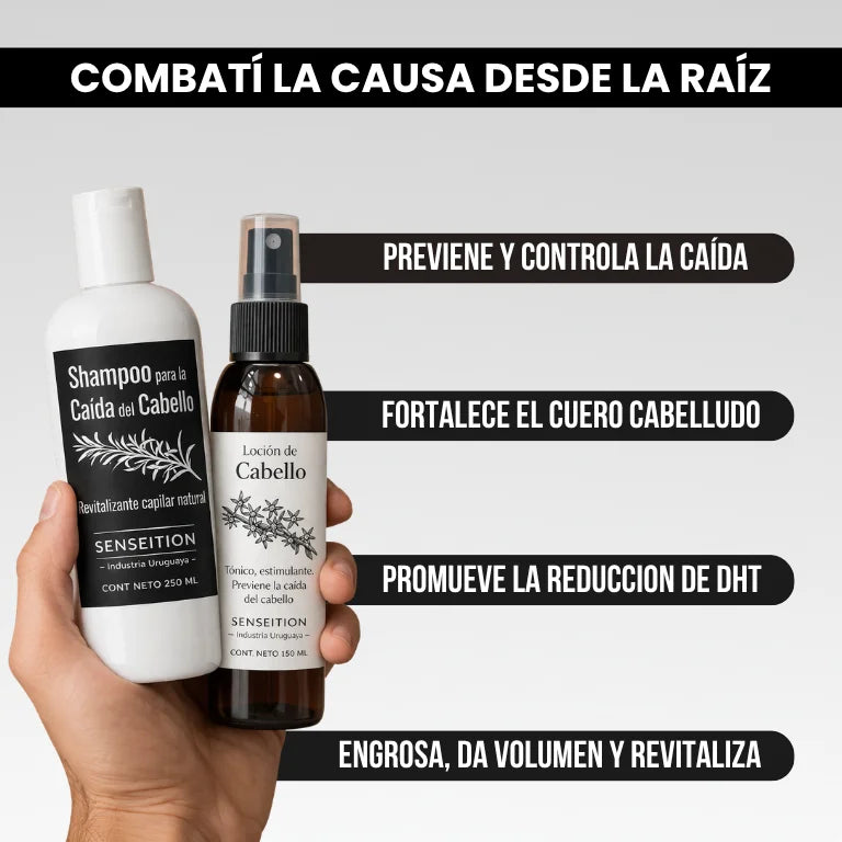 2x1 PROMO | COMBO ANTI CAÍDA DE CABELLO: SHAMPOO + LOCIÓN
