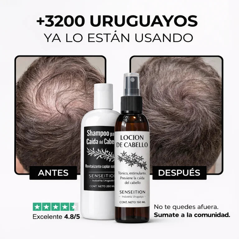 2x1 PROMO | COMBO ANTI CAÍDA DE CABELLO: SHAMPOO + LOCIÓN