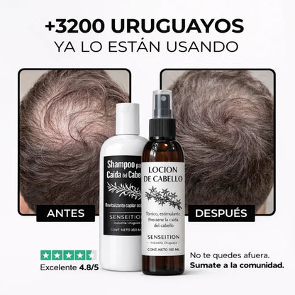 2x1 PROMO | COMBO ANTI CAÍDA DE CABELLO: SHAMPOO + LOCIÓN