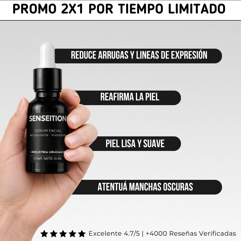 PROMO 2x1 | Serum Anti-Edad para Hombre + Ebook de REGALO