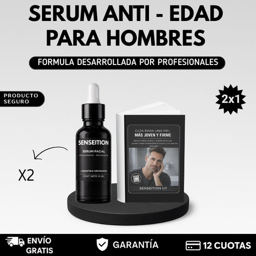 PROMO 2x1 | Serum Anti-Edad para Hombre + Ebook de REGALO