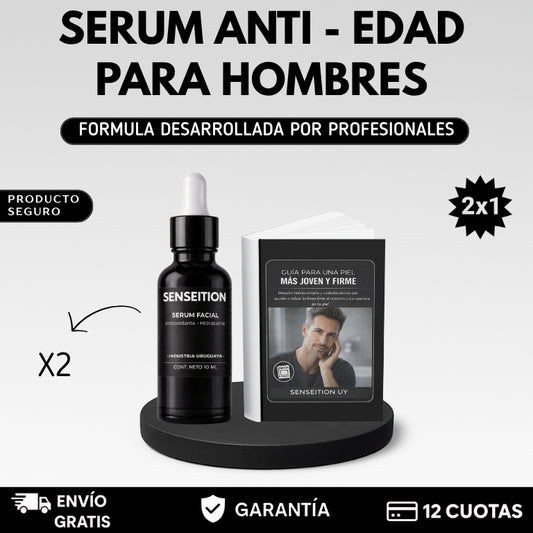 PROMO 2x1 | Serum Anti-Edad para Hombre + Ebook de REGALO