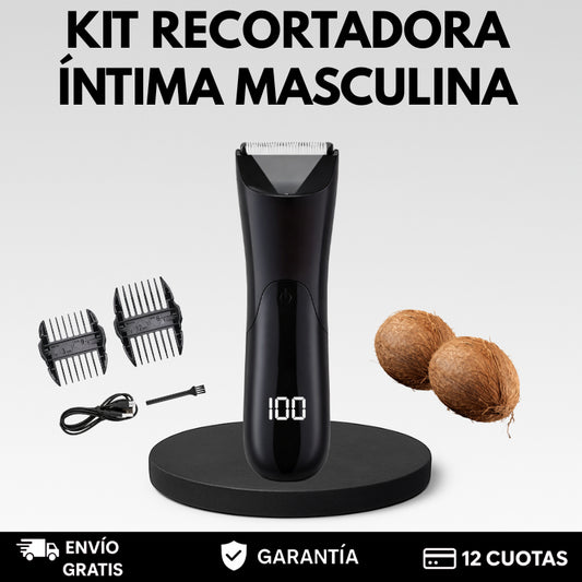 KIT RECORTADORA ÍNTIMA MASCULINA