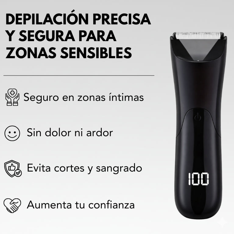 KIT RECORTADORA ÍNTIMA MASCULINA