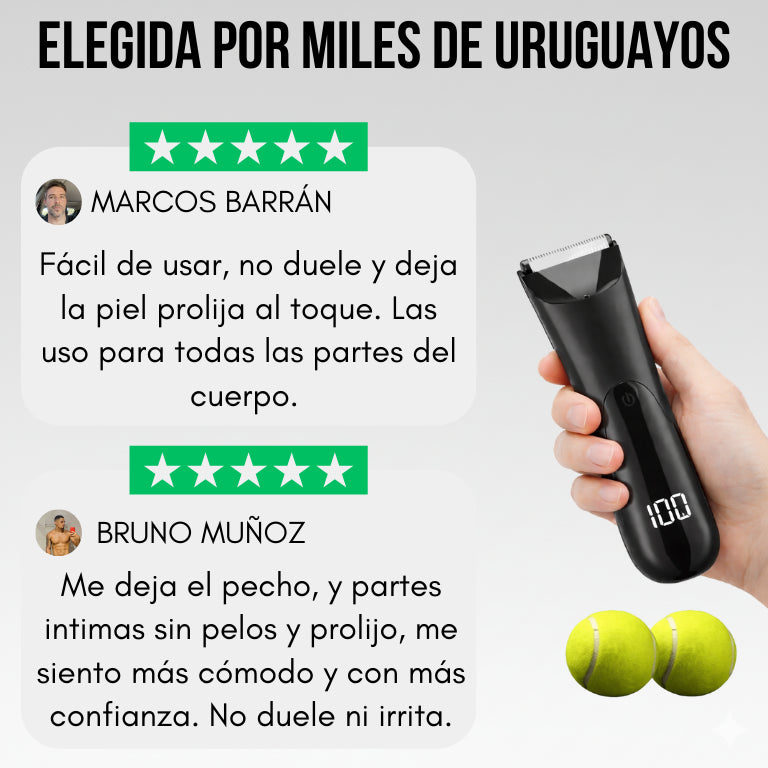 KIT RECORTADORA ÍNTIMA MASCULINA