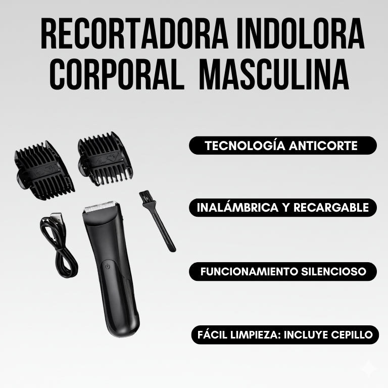 KIT RECORTADORA ÍNTIMA MASCULINA