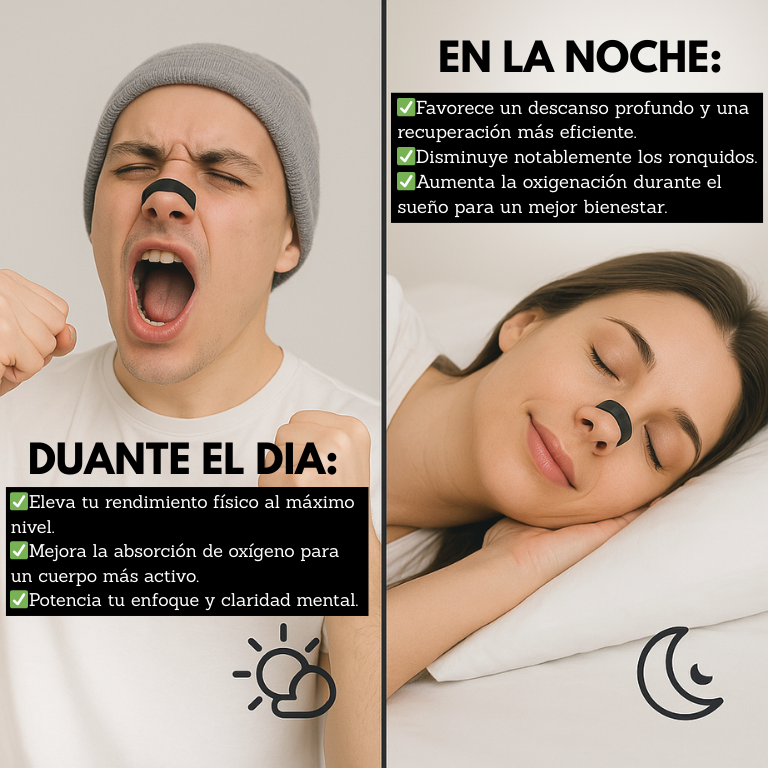 DILATADOR NASAL - MEJORÁ TU SUEÑO Y RENDIMIENTO DEPORTIVO